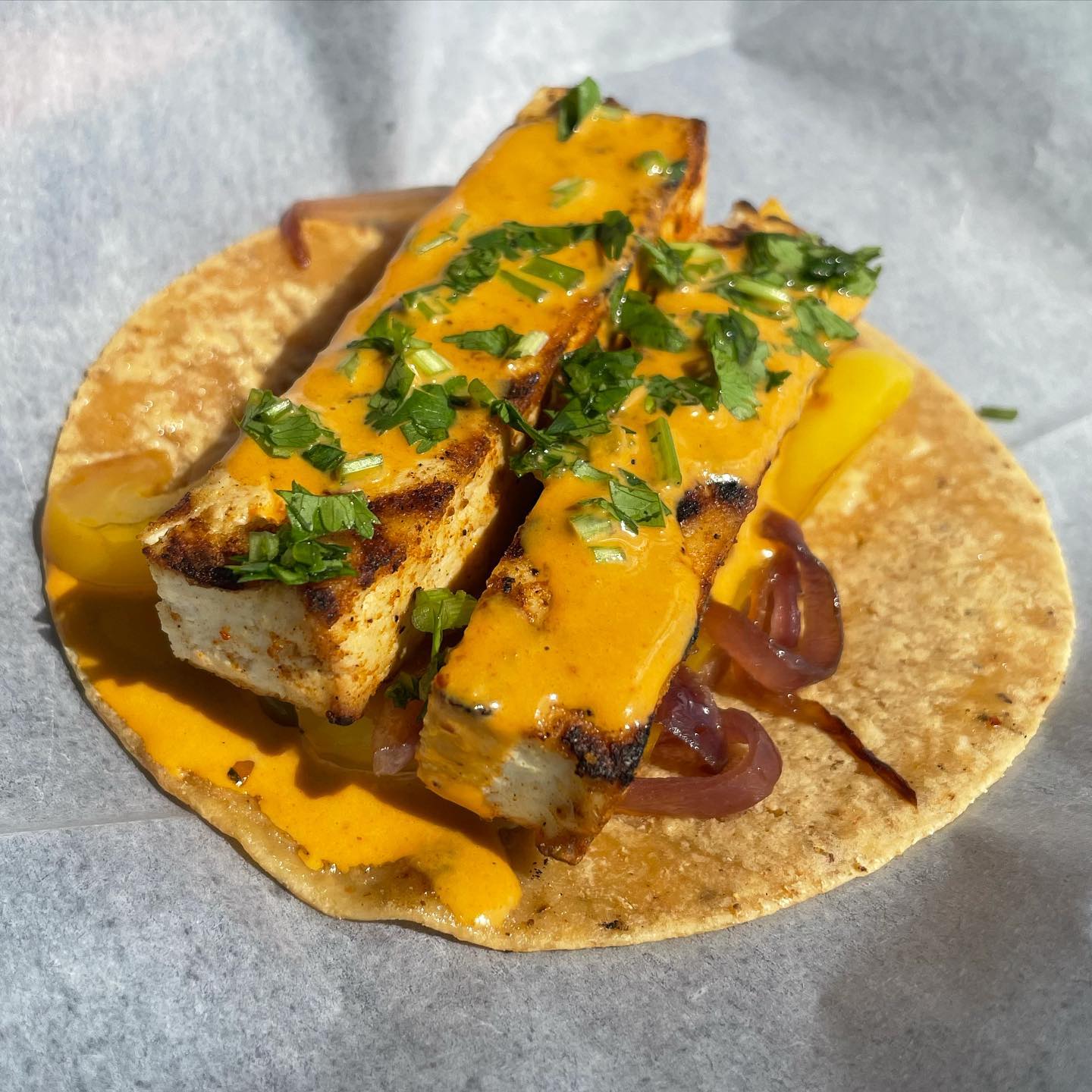 Queso Stick Tacos served at Nopal Taqueria Moderna in Somerset New Jersey